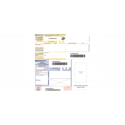 Boite de 1000 recommandes format A4 avec AR et Code Barre
