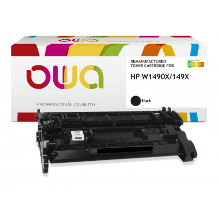 Hp 149X - ARMOR Toner rema K16505OW équivaut à W1490X, 149X - Black