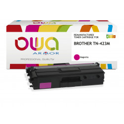 Brother 423 - ARMOR Toner Rema équivaut à TN-423M - Magenta