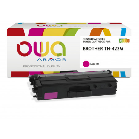 Brother 423 - ARMOR Toner Rema équivaut à TN-423M - Magenta