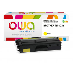 Brother 423 - ARMOR Toner Rema équivaut à TN-423Y - Yellow