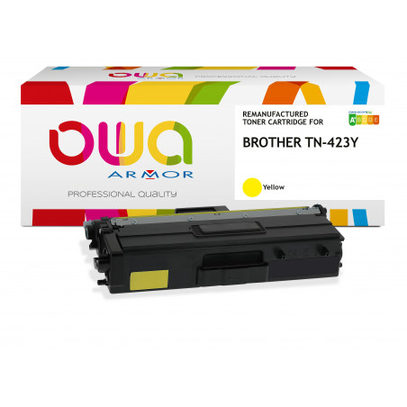 Brother 423 - ARMOR Toner Rema équivaut à TN-423Y - Yellow
