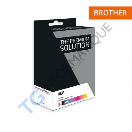 Brother 424 - Pack x 4 jet d'encre équivaut à LC424 - Black Cyan Magenta Yellow