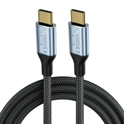 Cable USB C vers USB C 20 Gbps, Câble USB 3.2 Gen2, 100W 20V/5A usbc charge rapide, Transmission vidéo 4K, 0.5m