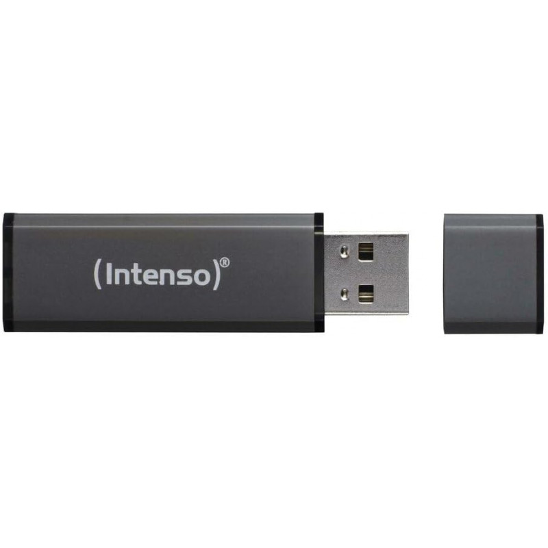 181036 - INTENSO Clé USB 2.0 Alu Line - 32 Go Anthracite - USB Type-A