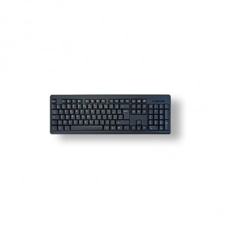MCL Samar ACK-301W/N - clavier AZERTY français sans fil - Noir - 2.4 GHz