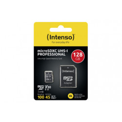INTENSO Carte MicroSDXC UHS-I Professional Class 10 - 128 Go (181701)