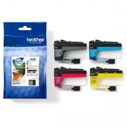Brother 426 - Pack x4 marque Brother LC426VAL - Noir Cyan Magenta Yellow