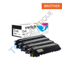 Brother TN248 - SWITCH Pack x 4 Toner équivaut à TN248 - Black Cyan Magenta Yellow