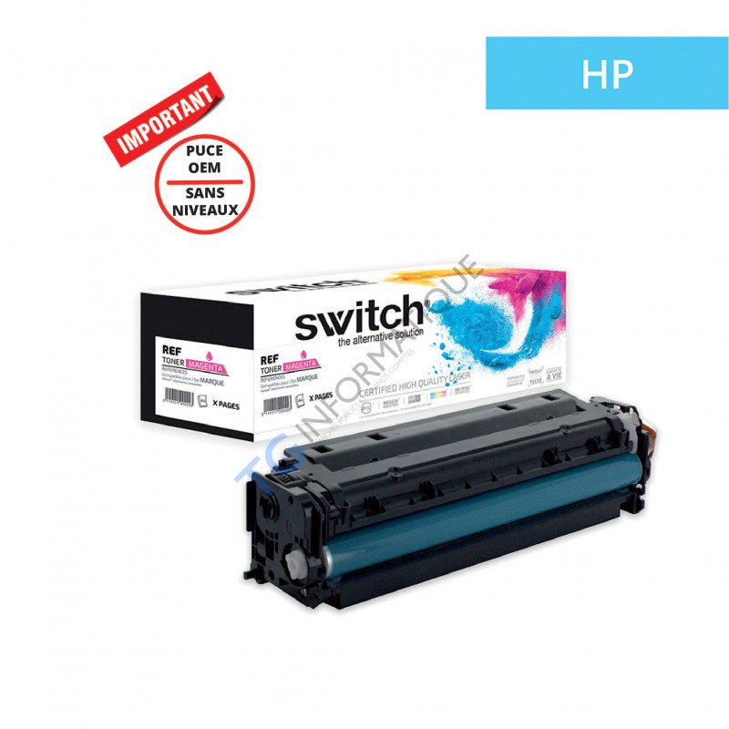 HP HT216M - Toner - sans niveau puce OEM - SWITCH compatible HP W2413A, 216A  - Magenta