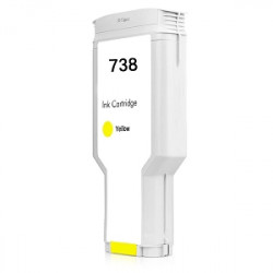 HP 738X - Cartouche équivaut 676M8A - Yellow