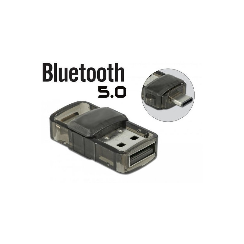 040508 - DEXLAN Clé USB BlueTooth 5.0 réversible Combo USB-C et USB-A