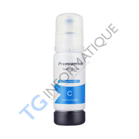 Canon 56 - Recharge d'encre compatible GI-56, 4430C001 - Cyan