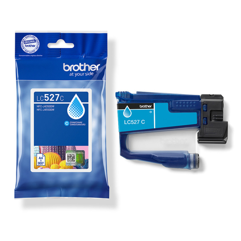 Brother 527 - cartouche jet d'encre marque LC527C - Cyan