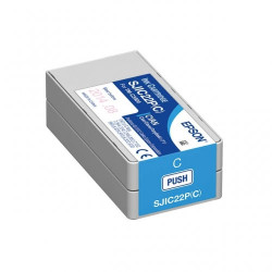 Epson E3500 - Cartouche marque Epson C33S020602, SJIC22P(C) - Cyan