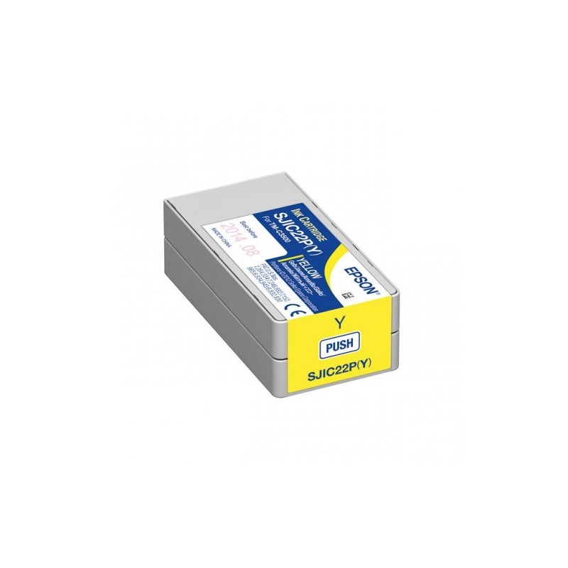 Epson E3500 - Cartouche marque Epson C33S020604, SJIC22P(Y) - Yellow