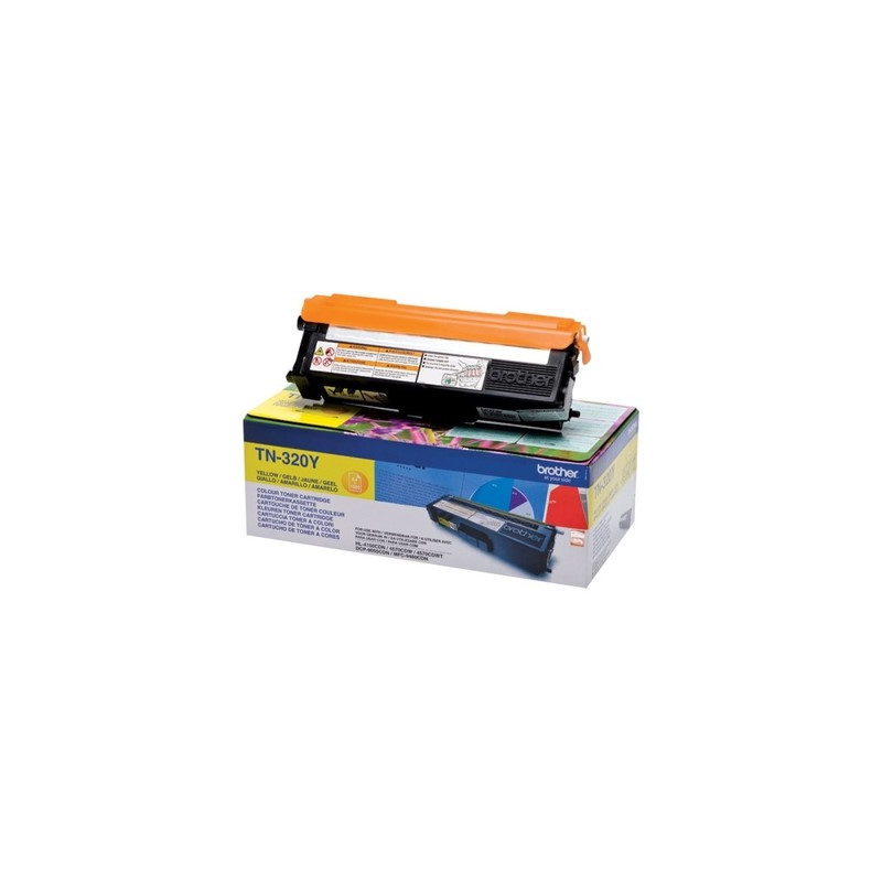 TN-320 - Toner Marque Brother TN-320Y - Jaune