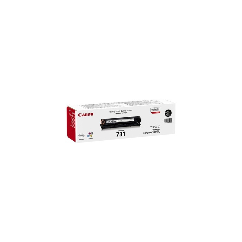 731 - Toner Marque Canon 731BK, 6272B002 - Noir