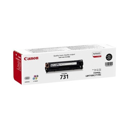 731 - Toner Marque Canon 731BK, 6272B002 - Noir