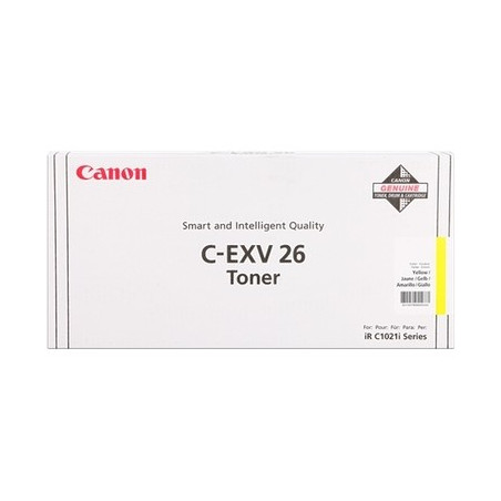 C-EXV26 - Toner Marque Canon 1657B006 - Jaune