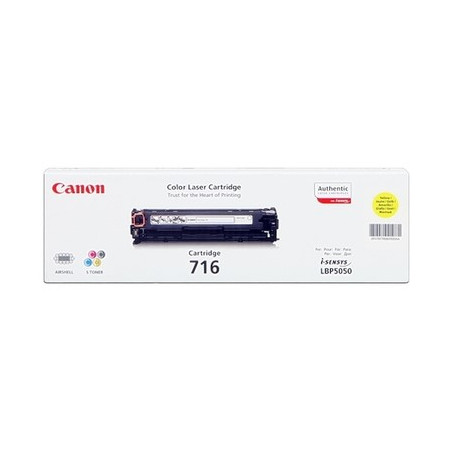 716 - Toner Marque Canon 1977B002 - Jaune