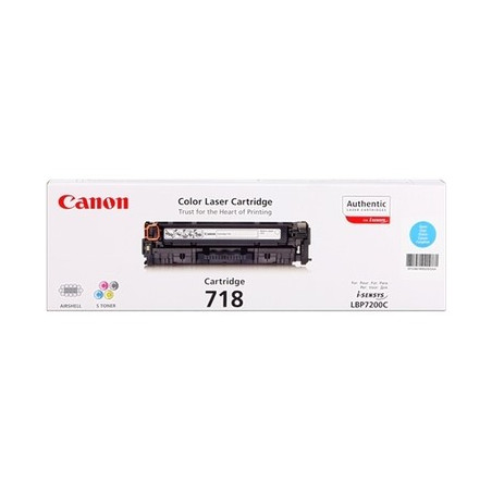 718 - Toner Marque Canon 2661B002 - Cyan