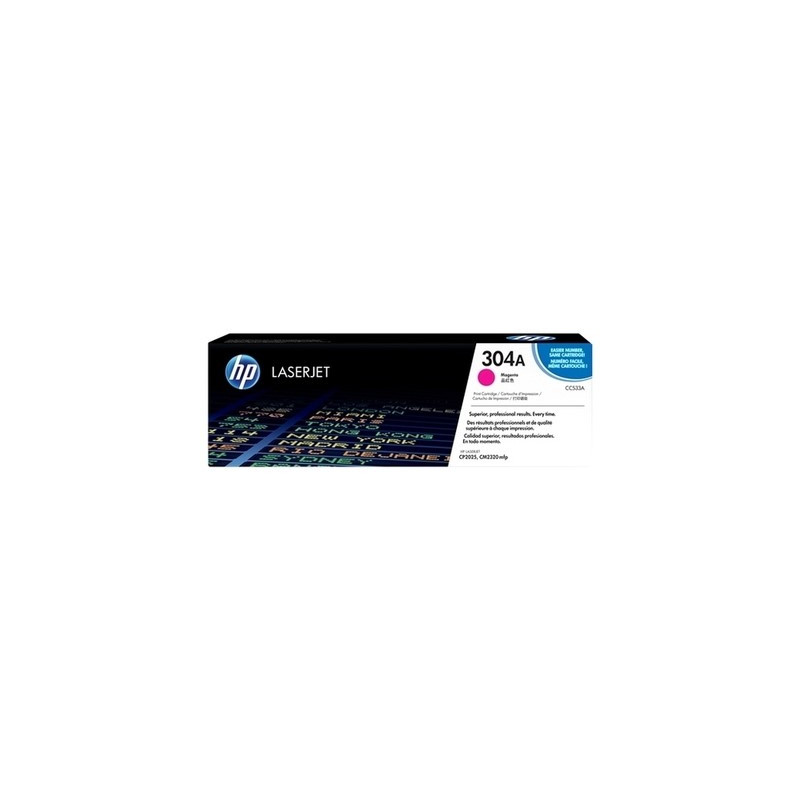 304A - Toner Marque Hp CC533A, 304A - Magenta