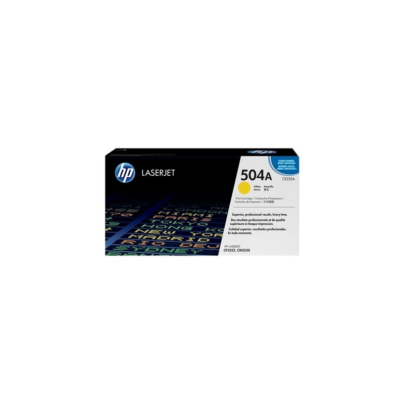 504A - Toner Marque Hp CE252A - Jaune