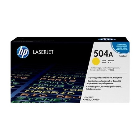 504A - Toner Marque Hp CE252A - Jaune