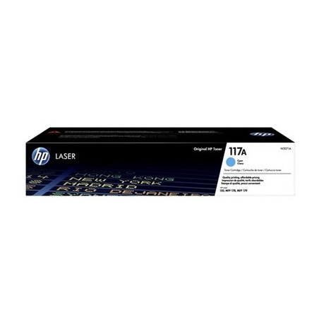 117A - Toner Marque Hp W2071A, 117A - Cyan