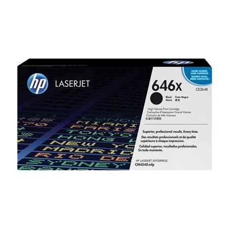 646X - Toner Marque Hp CE264X, 646X - noir