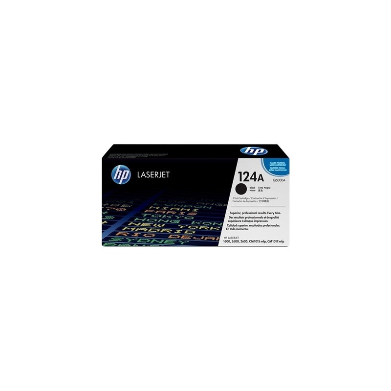 124A - Toner Marque Hp Q6000A, 124A - noir