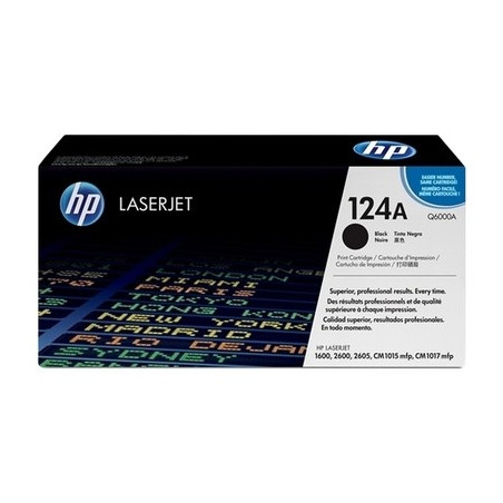 124A - Toner Marque Hp Q6000A, 124A - noir