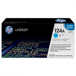 124A - Toner Marque Hp Q6001A, 124A - Cyan