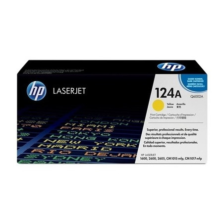 124A - Toner Marque Hp Q6002A, 124A - Jaune