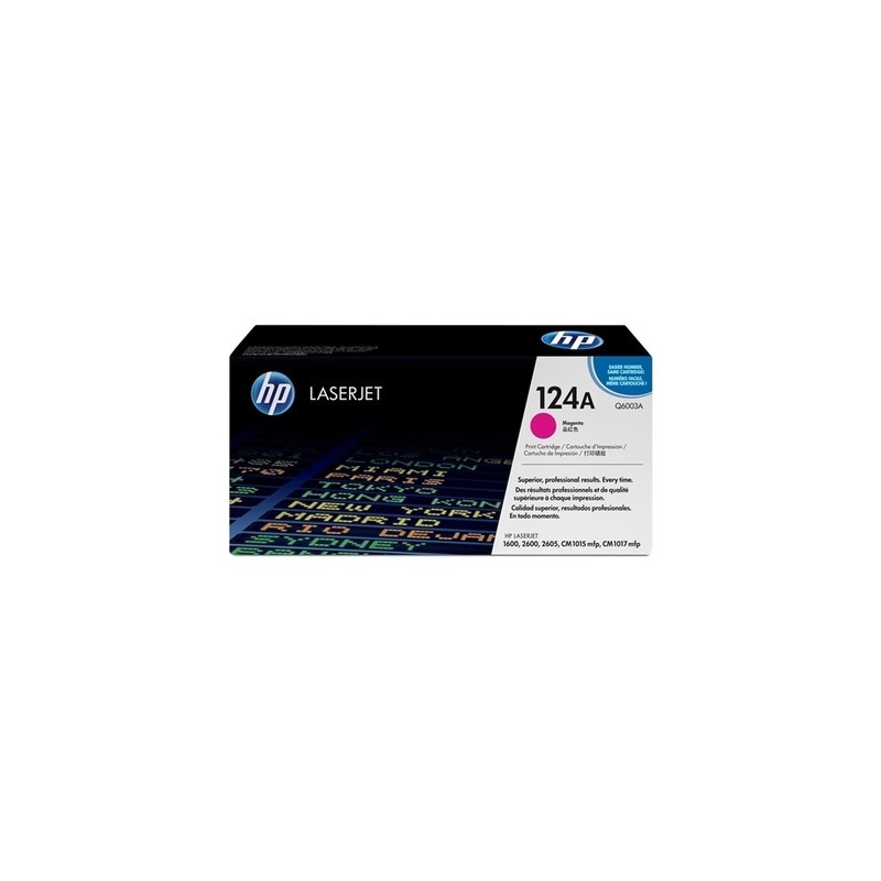 124A - Toner Marque Hp Q6003A, 124A - Magenta