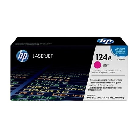 124A - Toner Marque Hp Q6003A, 124A - Magenta