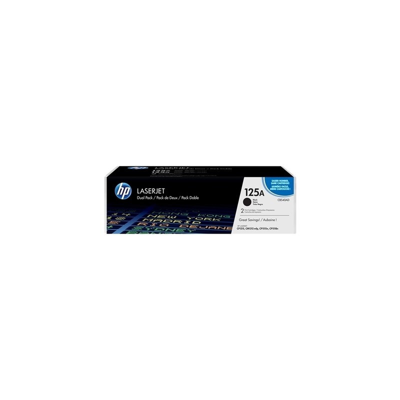 125A - Toner Marque Hp CB540AD, 125A - noir