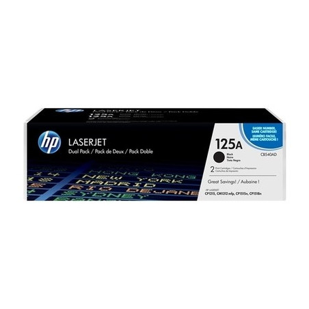 125A - Toner Marque Hp CB540AD, 125A - noir