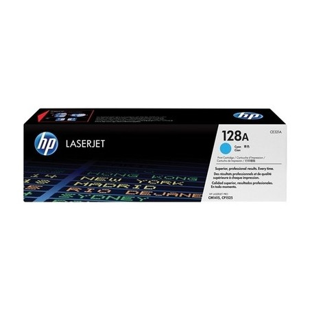 128A - Toner Marque Hp CE321A, 128A - Cyan