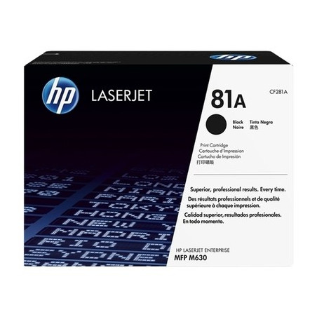 81A - Toner Marque Hp CF281A, 81A - noir