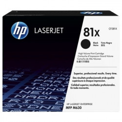 81X - Toner Marque Hp CF281X, 81X - Noir