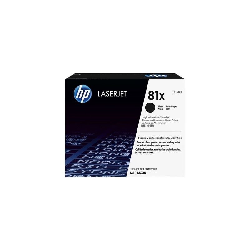 81X - Toner Marque Hp CF281X, 81X - Noir