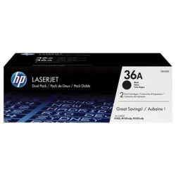 36A - Pack 2 Toner Marque Hp CB436AD - noir