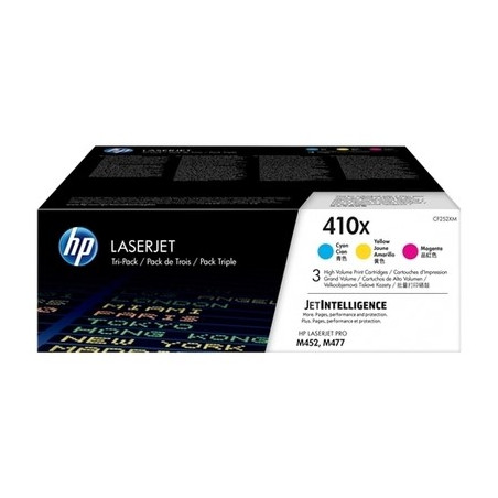 410X - Pack 3 Toner Marque Hp CF252XM - Cyan Magenta Jaune