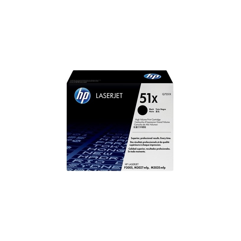 51X - Toner Marque Hp Q7551X - Noir
