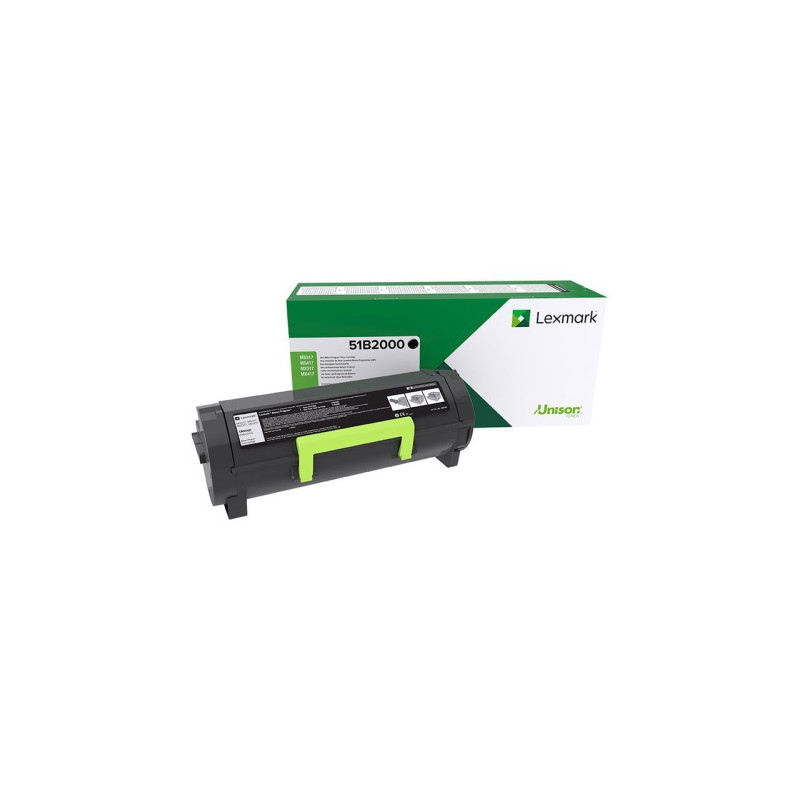 51B2000 - Toner Marque Lexmark 51B2000 - noir