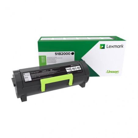 51B2000 - Toner Marque Lexmark 51B2000 - noir