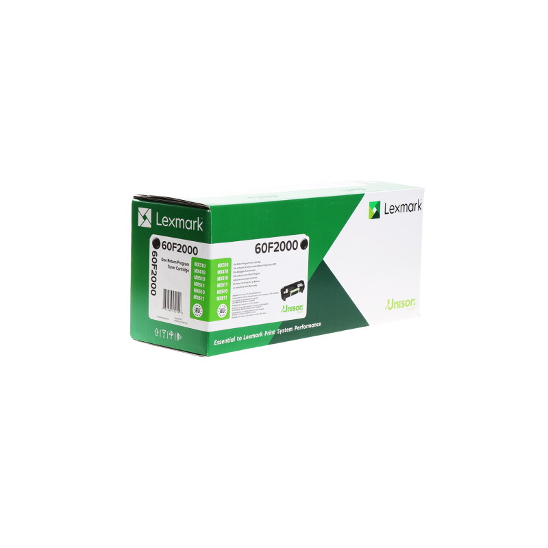 602 - Toner Marque Lexmark 60F2000 - noir