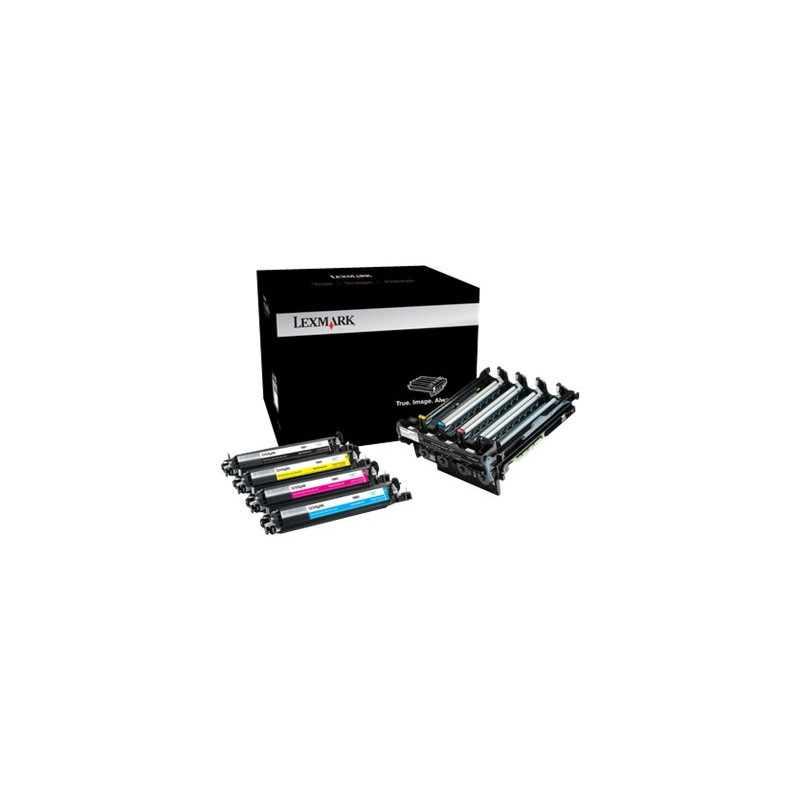 70C0Z50 - 4 x Tambours Marque Lexmark 70C0Z50 - Noir Cyan Magenta Jaune